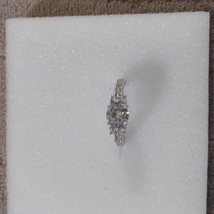 Sterling silver ring with artificial stones. Approx size 6. EUC No box. No tags.
